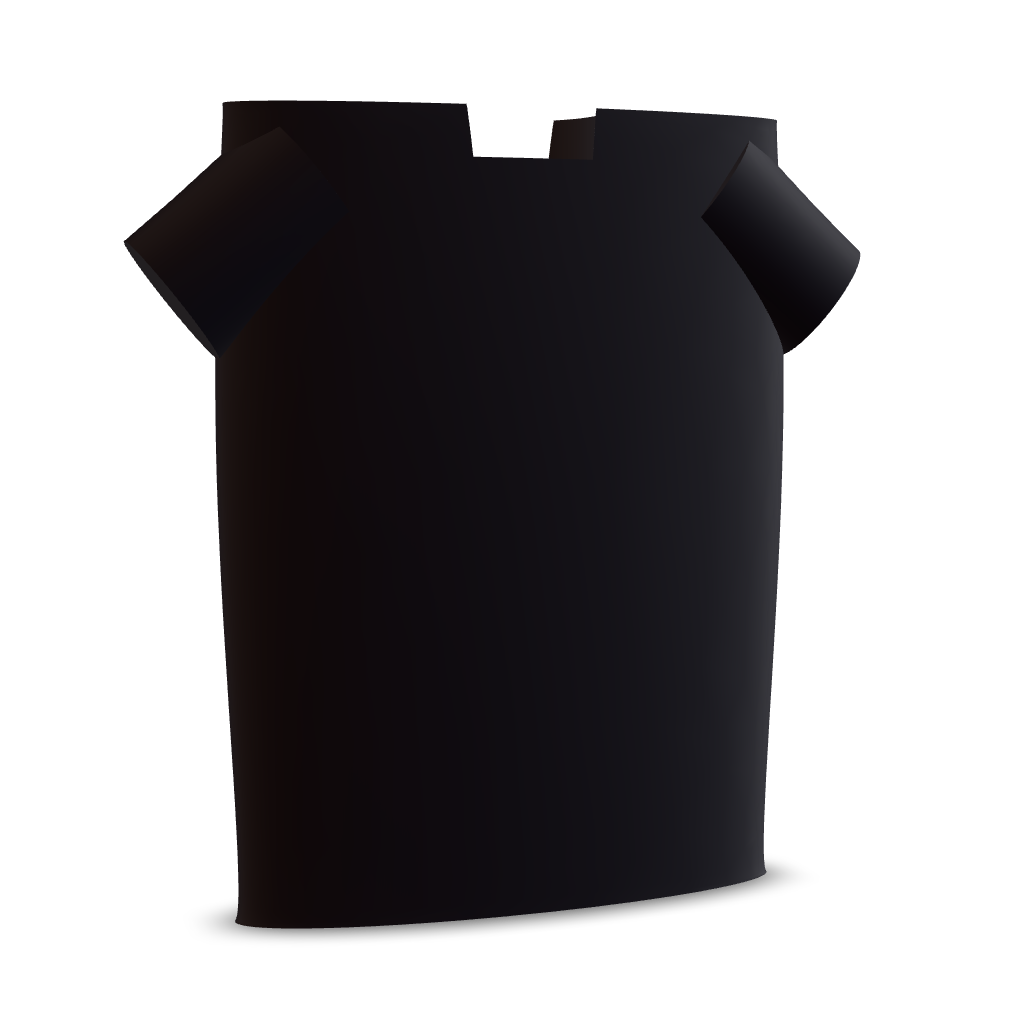 The Tee — matte black apparel